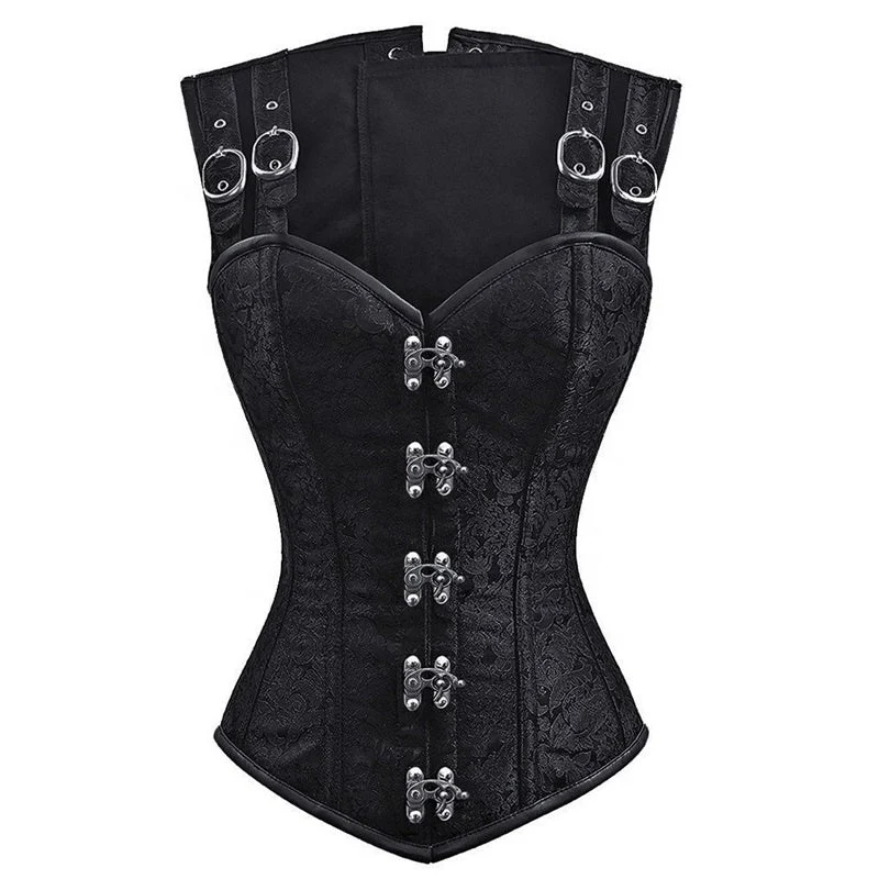 Brocade Vixen Corset - ROCK CLOTHING